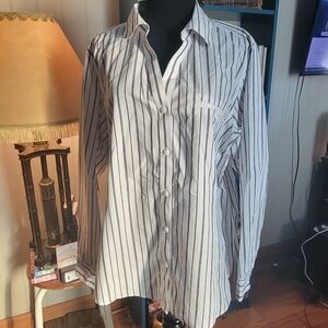 Plus Size 18w Striped Women's Shirt